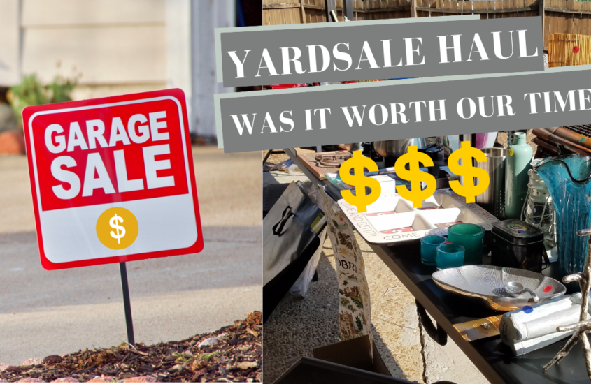 Yard Sale Day: We Sell more $$$ than we thought  | Wandering Journey VLOG ep 18