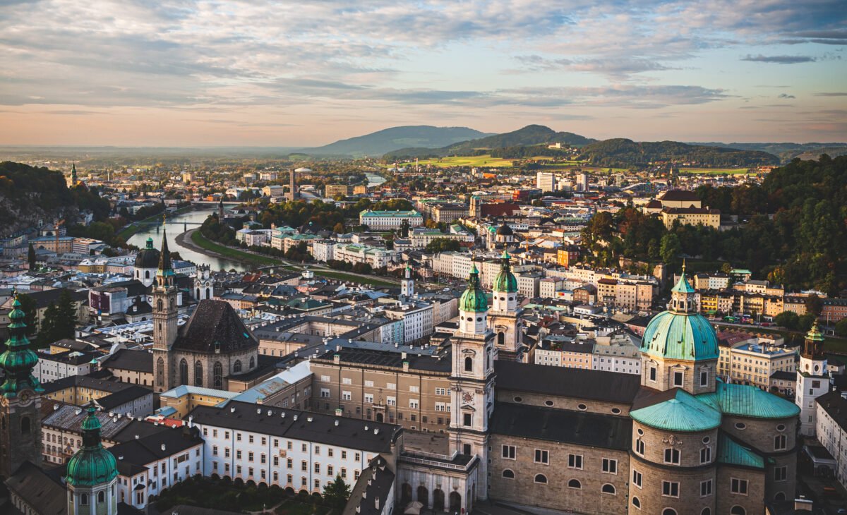 Salzburg Austria at sunset © Joel Hartz