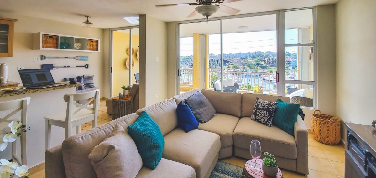 Interior of modern condo in Fajardo Puerto Rico