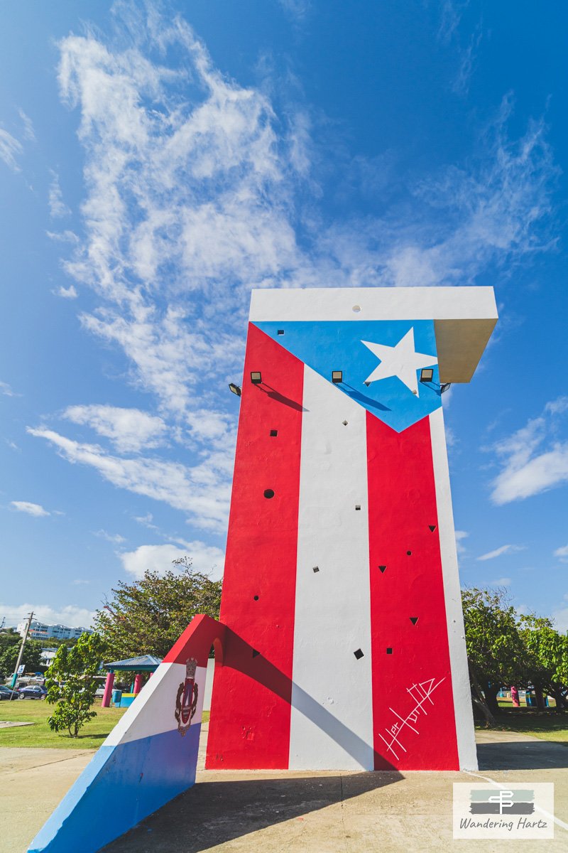 Watchtower with the Puerto Rican Flag Boats Las Croabas Fajardo