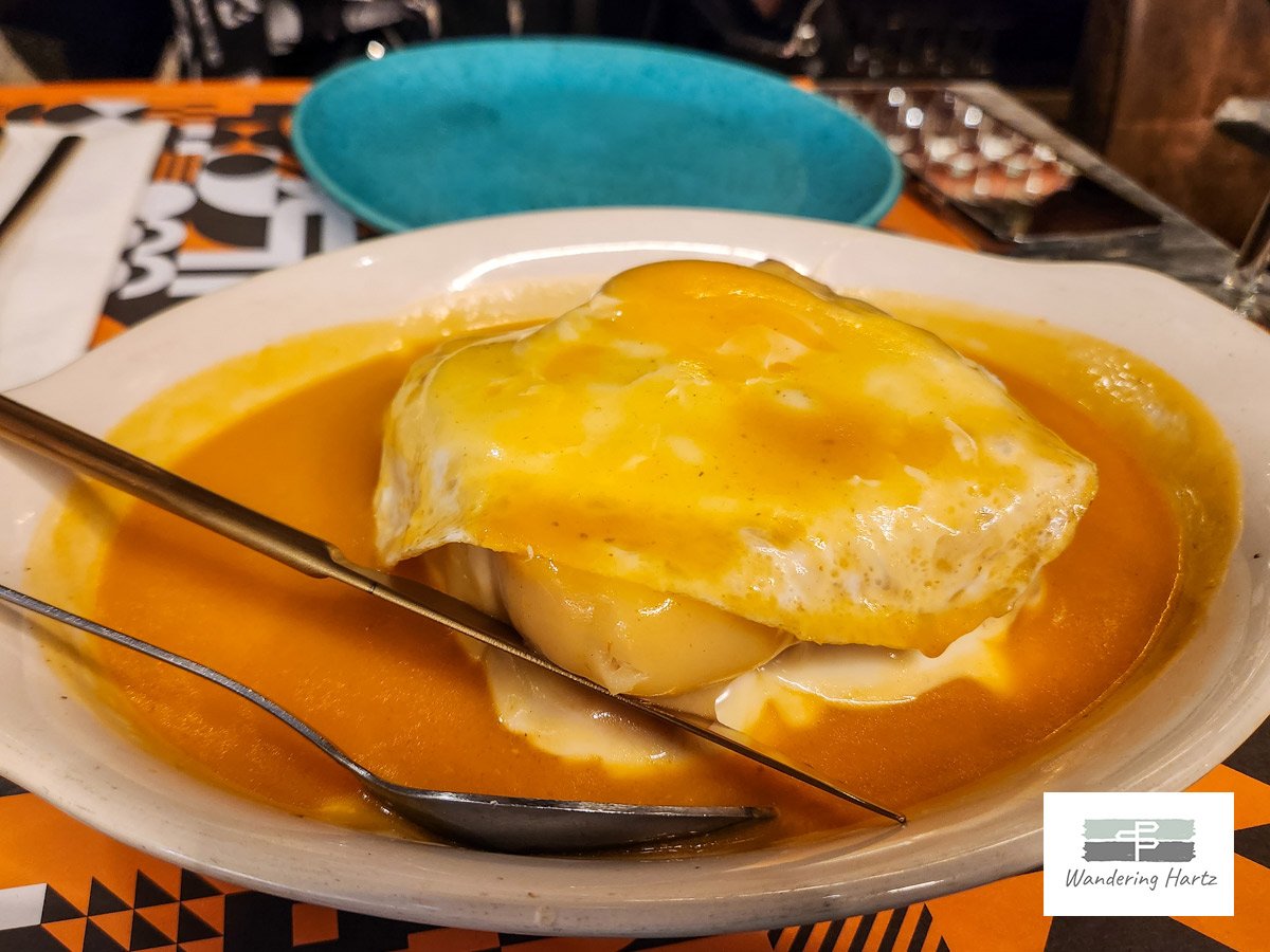 Francesinha from Dote Cervejaria Moderna in lisbon portugal