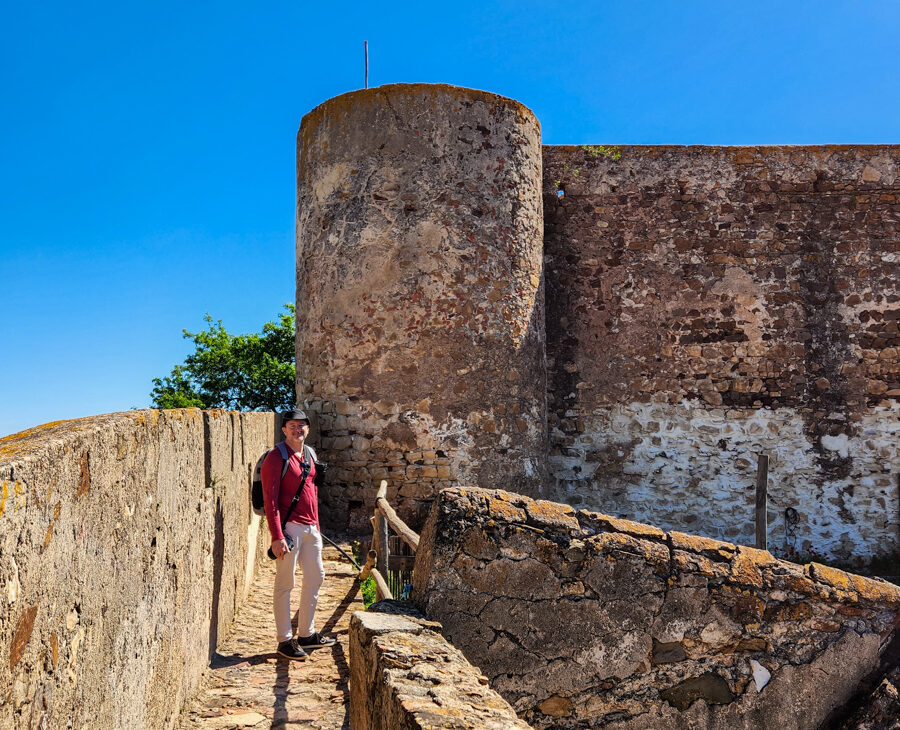 portrait of joel hartz exploring Castro Miriam knights Templar castle portugal © Joel Hartz