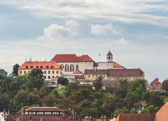 View of Špilberk Castle in Brno, Czech Republic © Joel Hartz