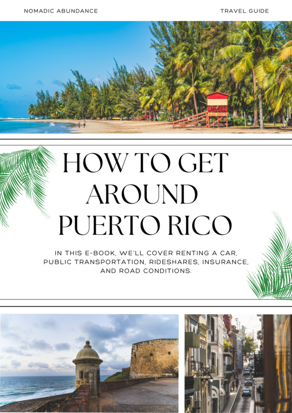 How to get Around in Paradise Ebook cover for Puerto Rico