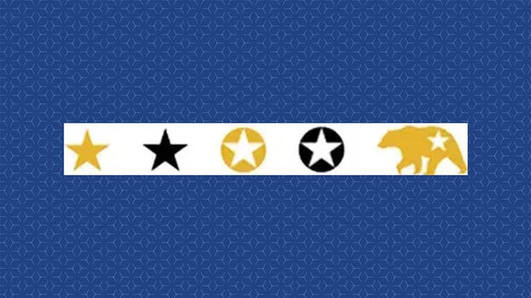 Real ID icons on blue background