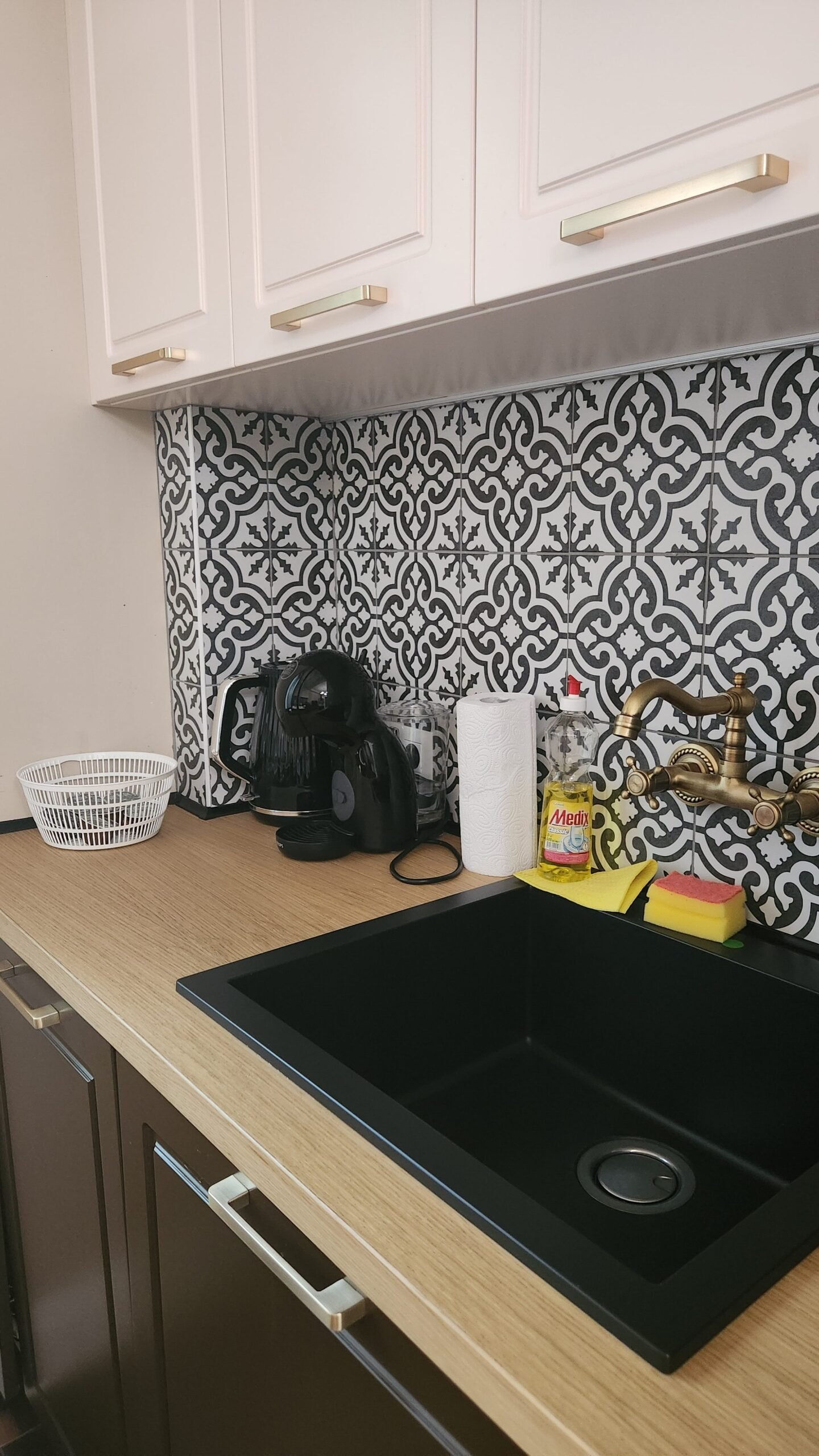 kitchen in renovated apartment