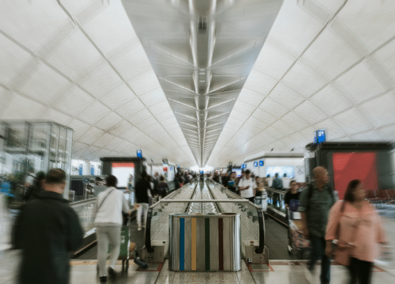 interior of an airport 2025
